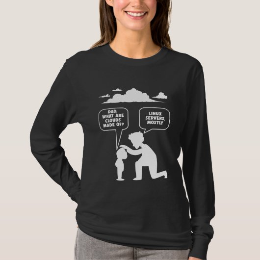 Linux Software Developer Computer Programmer Nerd T-Shirt (Vorderseite)