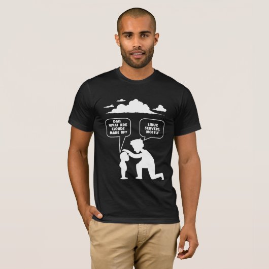 Linux Software Developer Computer Programmer Nerd T-Shirt (Vorne ganz)