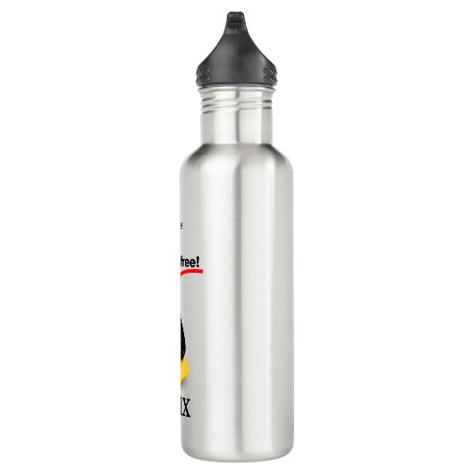 Linux Stainless Water Bottle - Microsoft Free Edelstahlflasche (Rechts)