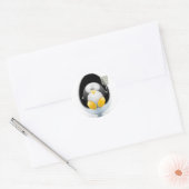 Linux-Sticker Runder Aufkleber (Umschlag)