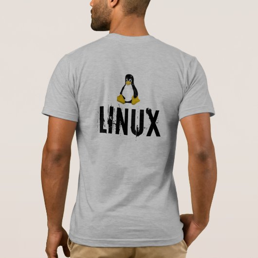 Linux T-Shirt (Rückseite)