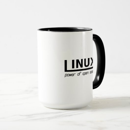 Linux Tasse (VorderseiteRechts)