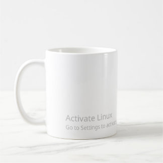Linux-Tasse aktivieren Kaffeetasse