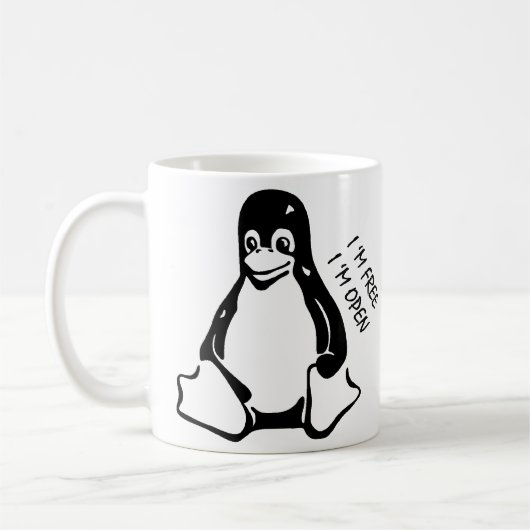 Linux-Tasse Kaffeetasse (Links)