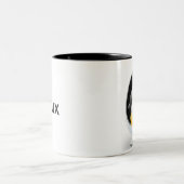 Linux-Tasse Zweifarbige Tasse (Mittel)