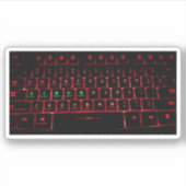 Linux-Tastatur Aufkleber (Vorderseite)