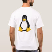 Linux trieb an T-Shirt (Rückseite)