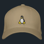 Linux Tux Bestickte Kappe<br><div class="desc">Linux Tux</div>