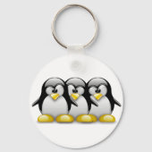 LINUX TUX BROTHERS SCHLÜSSELANHÄNGER (Vorderseite)