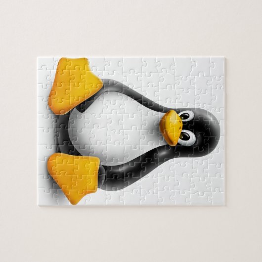 Linux Tux der Pinguin Puzzle (Horizontal)