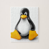 Linux Tux der Pinguin Puzzle (Vertikal)