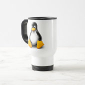 Linux Tux der Pinguin Reisebecher (Vorderseite Links)