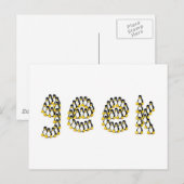 Linux Tux Geek Postkarte (Vorne/Hinten)