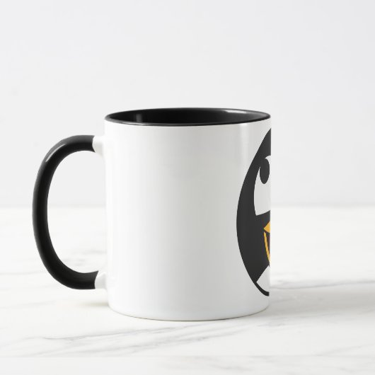 Linux Tux-Gesichtserkennung Tasse (Links)