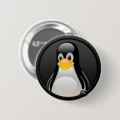 Linux - Tux-Kopftaste Button (Vorne & Hinten)