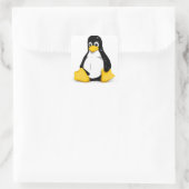Linux Tux Produkte Quadratischer Aufkleber (Tasche)