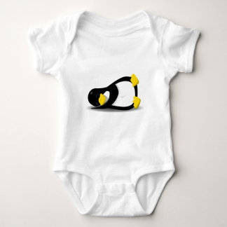 Linux Tux sleeping Baby Strampler