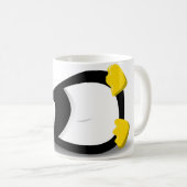 Linux Tux sleeping Kaffeetasse (VorderseiteRechts)