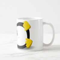 Linux Tux sleeping