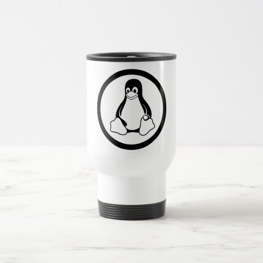 Linux Tux-Tasse Reisebecher (Mittel)