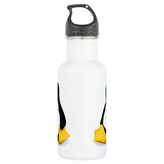 Linux Tux Trinkflasche (Rückseite)