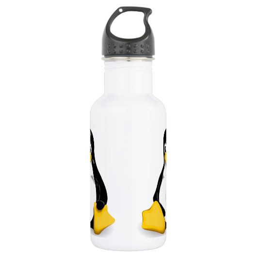 Linux Tux Trinkflasche (Vorderseite)