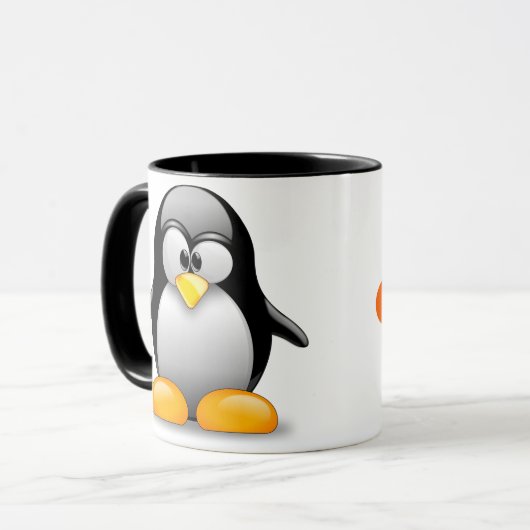 Linux Ubuntu-Tasse Tasse (Vorderseite Links)