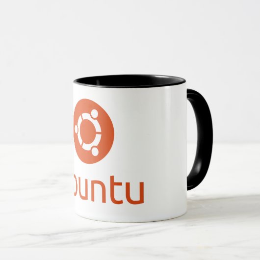 Linux Ubuntu-Tasse Tasse (VorderseiteRechts)