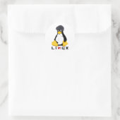 Linux Urss Runder Aufkleber (Tasche)