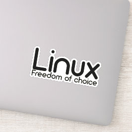 Linux - Wahlfreiheit Aufkleber