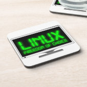 Linux - Wahlfreiheit Untersetzer (Linke Seite)