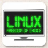 Linux - Wahlfreiheit Untersetzer (Vorderseite)
