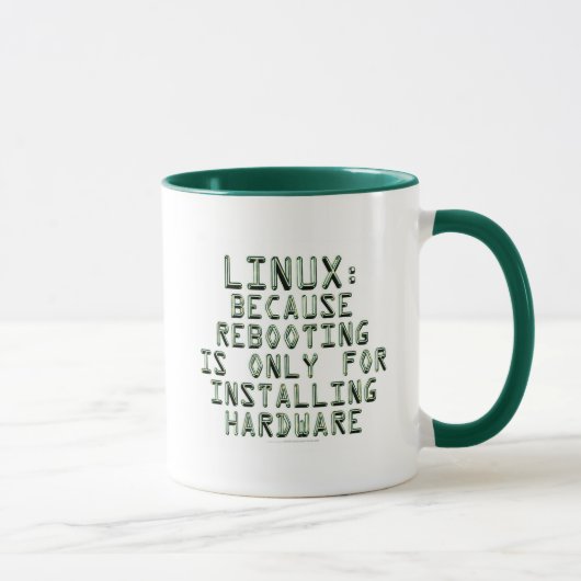 Linux: Weil das Neu starten nur für die Tasse (Rechts)