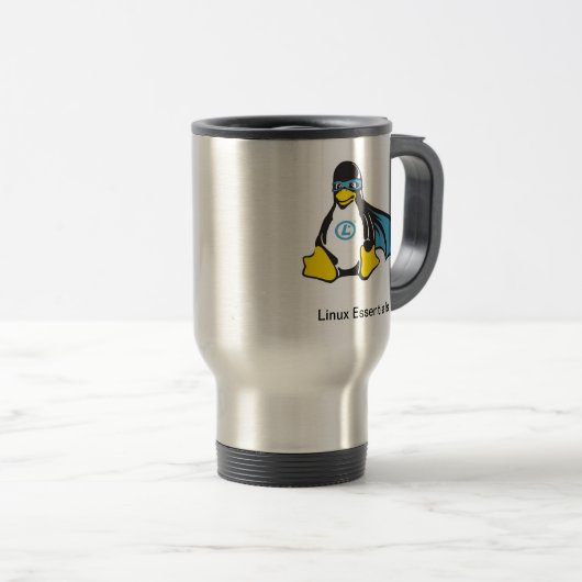 Linux-Wesensmerkmale-Reise-Tasse V3 Reisebecher (VorderseiteRechts)