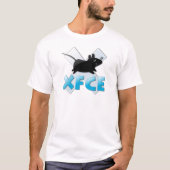 Linux XFCE White T - Shirt (Vorderseite)