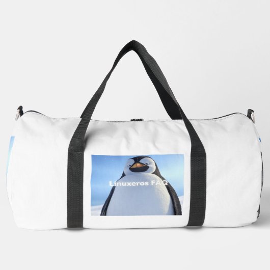 Linuxeros FAQ Duffle Bag (Vorderseite)