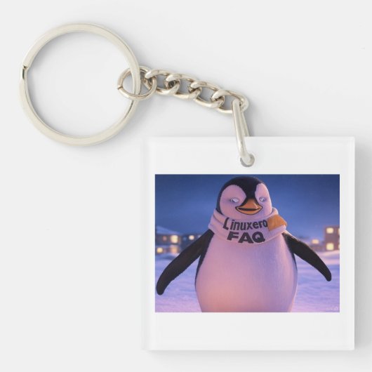 Linuxeros FAQ Schlüsselanhänger (Vorderseite)