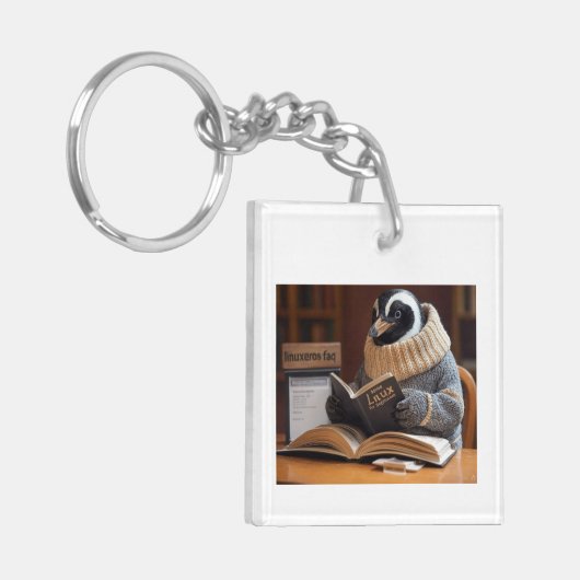 Linuxeros FAQ Schlüsselanhänger (Vorderseite links)