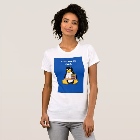 Linuxeros FAQ T-Shirt (Vorne ganz)