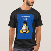 Linuxeros FAQ T-Shirt (Vorderseite)