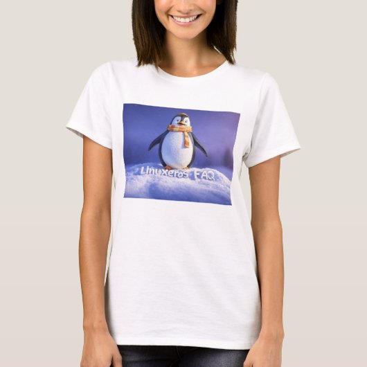 Linuxeros FAQ T-Shirt (Vorderseite)