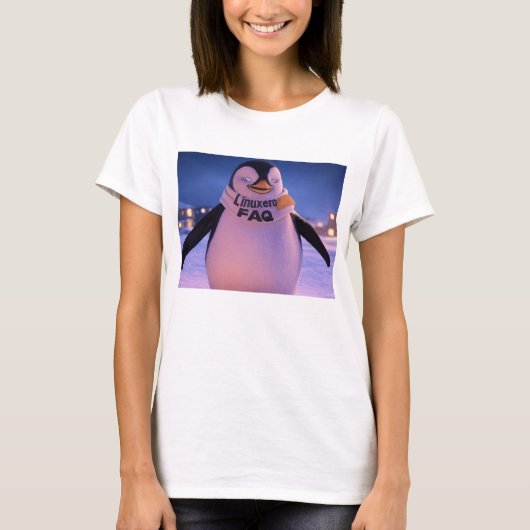 Linuxeros FAQ T-Shirt (Vorderseite)