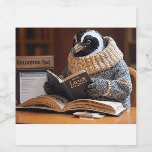 Linuxeros FAQ Weinetikett (Einzelnes Label)