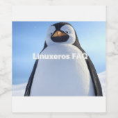 Linuxeros FAQ Weinetikett (Einzelnes Label)