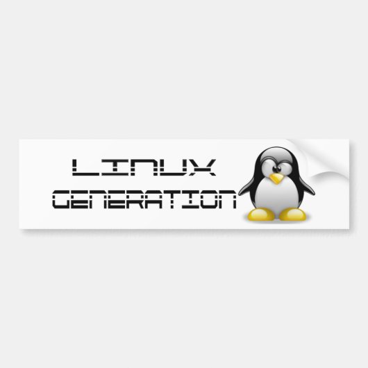 LinuxGeneration Autoaufkleber (Vorne)