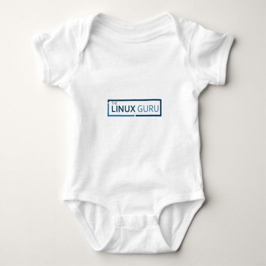 Linuxguru "t " baby strampler (Vorderseite)