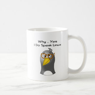Linuxpenguin-Nerd-Tasse Kaffeetasse