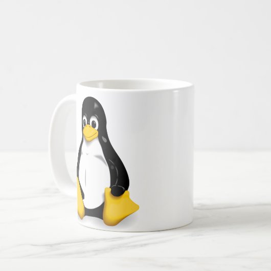 Linuxtux-Kaffee-/Tee-Tassen Kaffeetasse (Vorderseite Links)