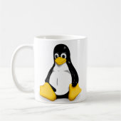 Linuxtux-Kaffee-/Tee-Tassen Kaffeetasse (Links)