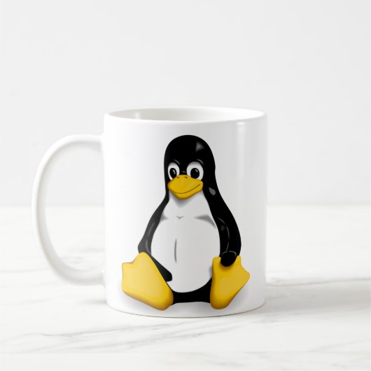 Linuxtux-Kaffee-/Tee-Tassen Kaffeetasse (Links)